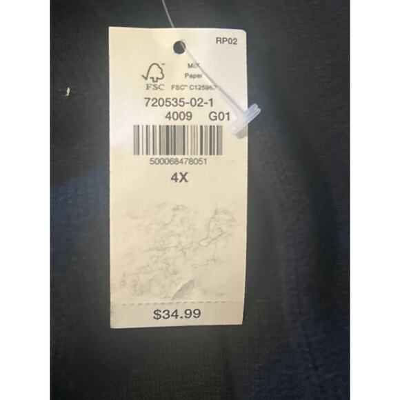 NWT Old Navy Plus Size Black Button Front Cardigan Sweater Size 4X - Picture 4 of 6